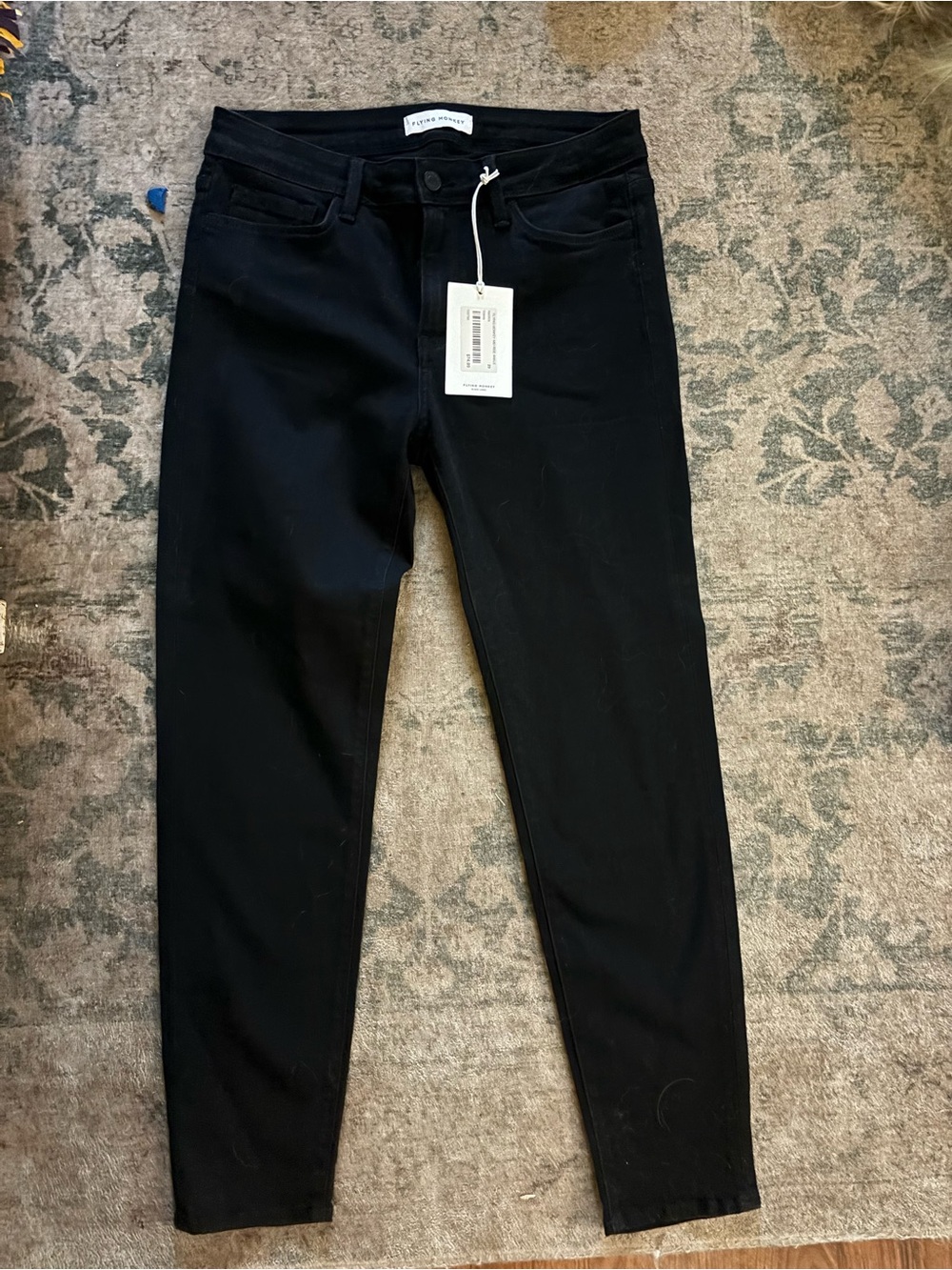 Black Women’s Slum Jeans by Flying Monkey, Brand New With Tags